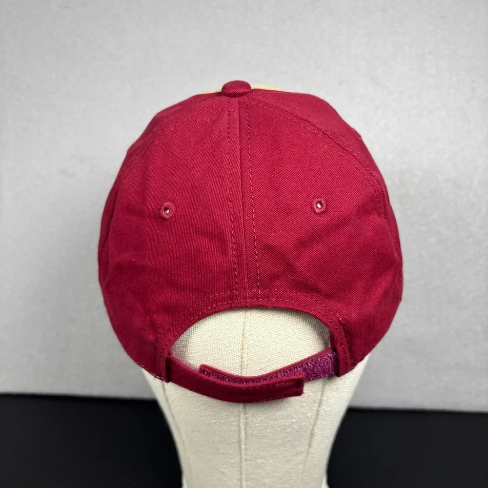 Gander Mountain Mud Slinger ATV Four Wheeler Hat Baseball Cap Tan Maroon OSFM